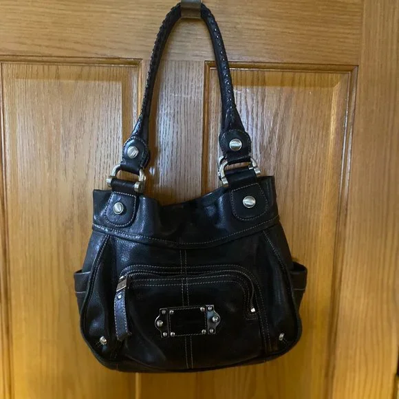 b. makowsky Bags 0 Genuine Leather By B Makowsky Black Purse Poshmark